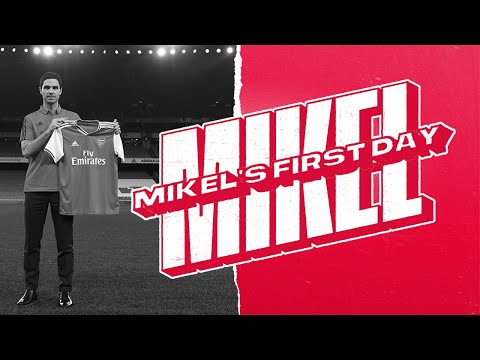 BEHIND THE SCENES | Mikel Arteta's first day | Arsenal's new head coach