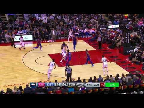 Poeltl throws it down on Drummond