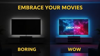 I Installed the DECKTOK TV Backlight… My TV Became a Light Show! 🤯