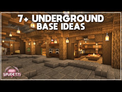 7+ UNDERGROUND Base Ideas for Survival Minecraft 1.19