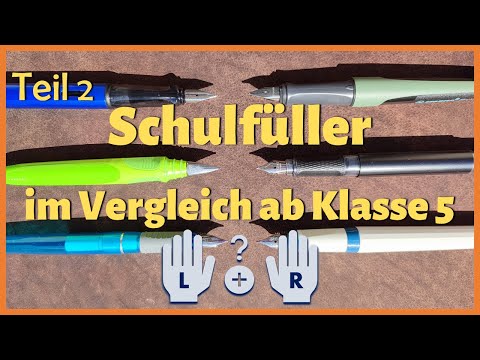 #023 großer Schulfüller L+R Vergleich Teil 2 -  Review deutsch