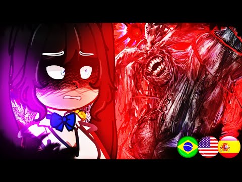 🇺🇸/🇧🇷/🇪🇸 DanMachi React to Bell As Mahoraga – Gacha React