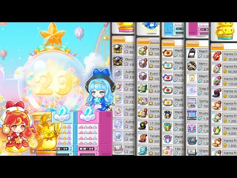 MapleStory 20th Anniversary Mapril Island Coin Shop Full Showcase & Event Guide