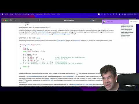 Late Night Coding Retro: Fast Inverse Square Root
