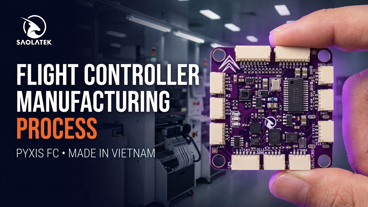 Flight Controller Manufacturing Process at Saolatek