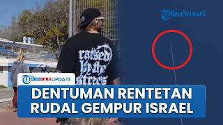 Rentetan Rudal Iran Hujani Israel: Sirene Peringatan di Tel Aviv Meraung, Dentuman Ledakan Menggema