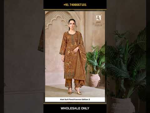 Alok Suit Floral Forever Edition 3 – product video thumbnail