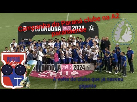 Campanha do Paraná clube na segundona paranaense de 2024