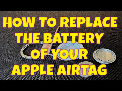 How to Replace an Apple AirTag Battery -- CR2032