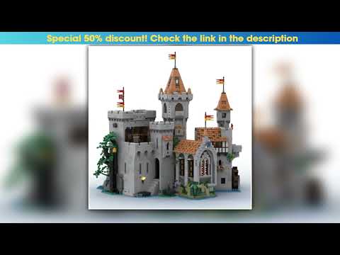 Best Seller Medieval castle small particles MOC-160407 house construction series assembly education