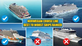 Norwegian Cruise Line 2025 | Worst to Best Ships Ranked | Norwegian Aqua, Viva, Encore, Bliss, Star