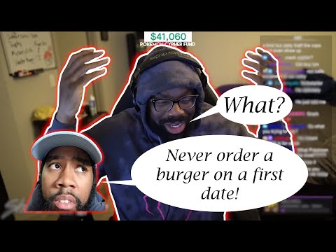 Never order a burger on the first date