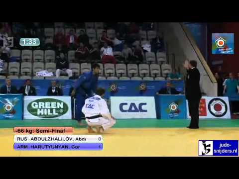 Abdula Abdulzhalilov (RUS) - Gor Harutyunyan (ARM) [-66kg] semi-final