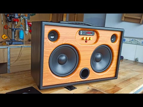 DIY Speaker SUPER Bass 6 inch Bluetooth ( 20.000mah battery)