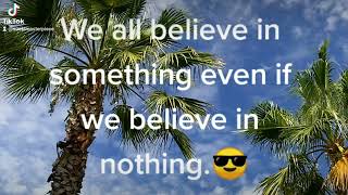Sueki Masterpiece promo Short inspiration: We all believe in something. TikTok video.