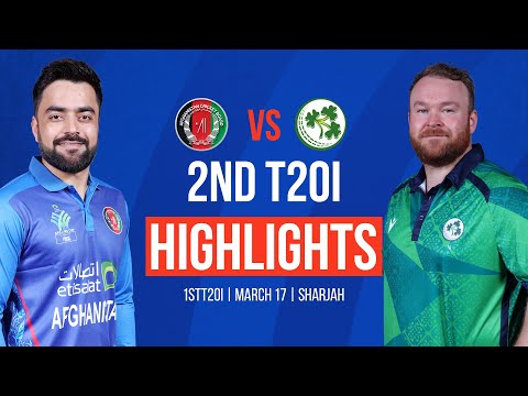 FULL MATCH HIGHLIGHTS | AFGHANSITAN vs IRELAND | 2ND T20I | Ireland Tour of Afghanistan 2024 | ACB