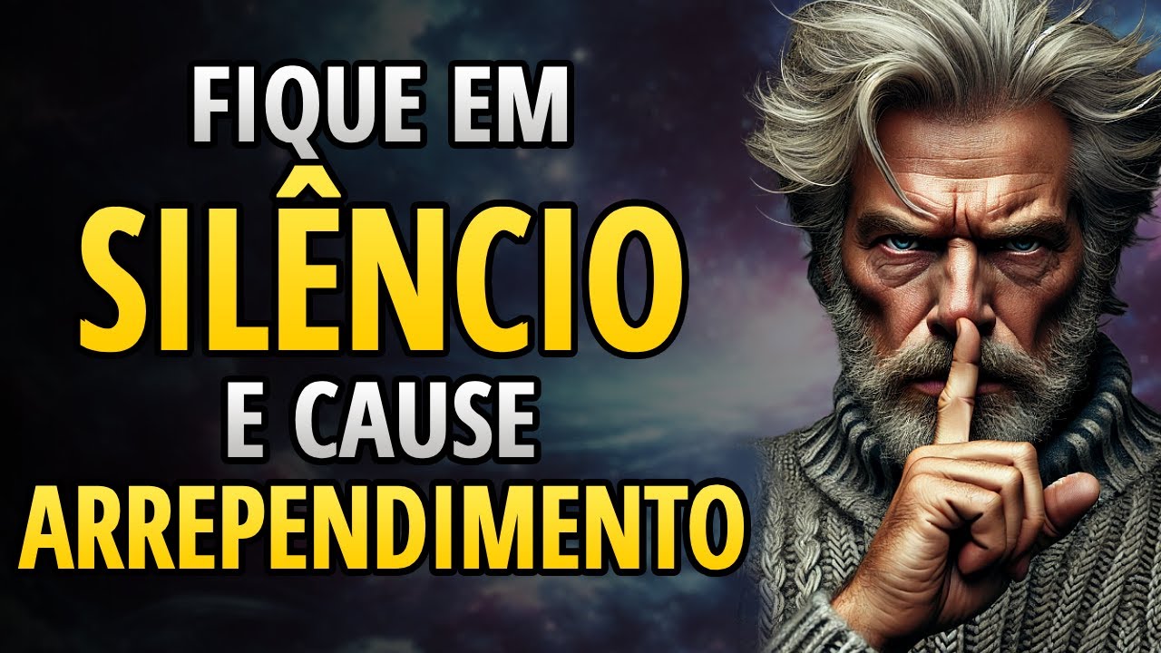 FIQUE EM SILÊNCIO E FAÇA OS OUTROS SE ARREPENDEREM