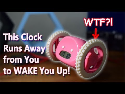 Clocky | Creative Alarm Clock Will Guaranteed To Get You Out Of Bed | From Amazon | WTO #1