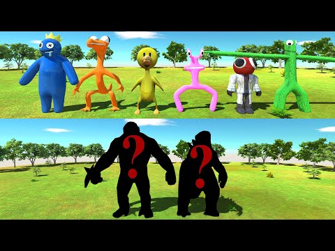 Random Team Fight Rainbow Friends Team - Animal Revolt Battle Simulator