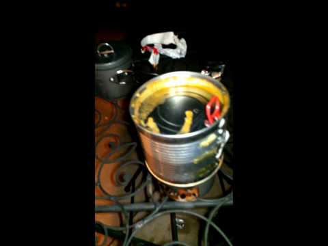 Cooking beef stew on my esbit stove