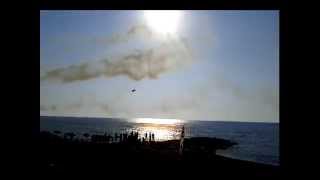 preview picture of video 'Prove all'Air Show 2013 delle Frecce Tricolori a Capo d'Orlando'