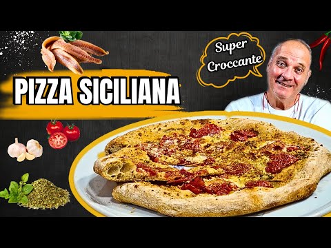 La Rianata รจ la PIZZA SICILIANA piรน Buona e Croccante di Sempre