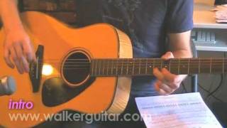 Maps (acoustic) - Yeah Yeah Yeahs (guitar lesson with TABS)