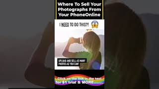 Where To Sell Your Photos From Your Phone | Mobile Phone Photos #shorts