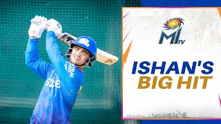 Ishan's big hit | Mumbai Indians #shorts