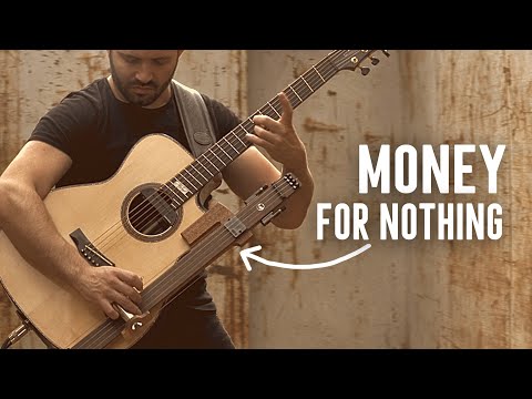 DIRE STRAITS (Money For Nothing) on Reversed Slide Neck (Guitar) -  Luca Stricagnoli