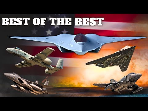 Top 5 FIGHTER JETS of the US Military  -  US Air Force Power 2024