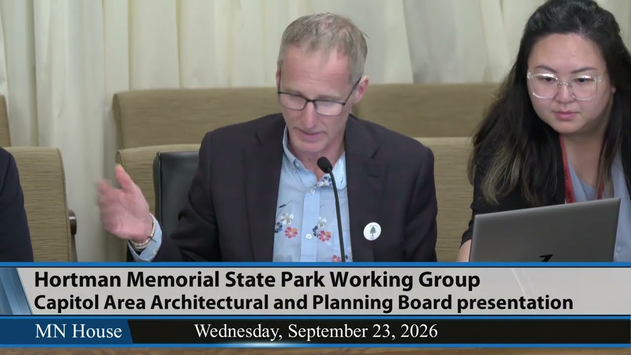 Capitol Area Architectural and Planning Board presents to memorial state park working group 9/23/26