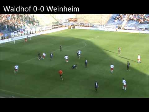 SV Waldhof Mannheim 07 vs. TSG 62/09 Weinheim  Spielzusammenfassung
