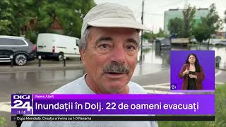 Furtunile au făcut ravagii în șapte județe: gospodării inundate, copaci doborâți și pene de curent