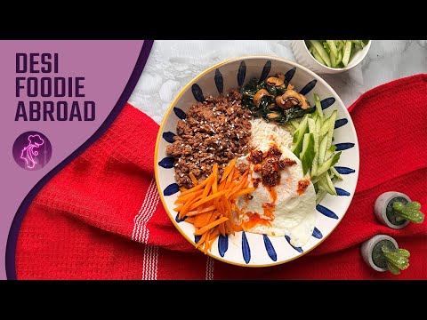 Bibimbap Korean Ground Beef Bowl Recipe | Quick & Easy Authentic Bibimbap At Home