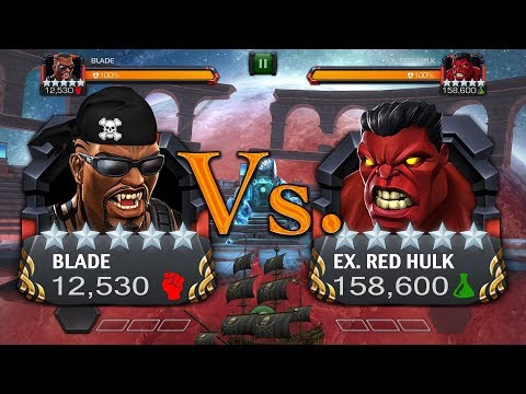5 Star Blade Vs. Labyrinth Red Hulk [A Caribbean Special] | Marvel: Contest of Champions