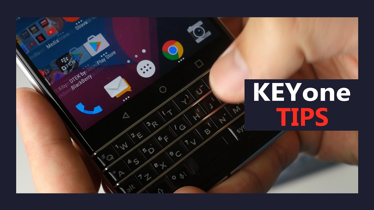 BlackBerry KeyOne keyboard tips and tricks - Type and Swipe