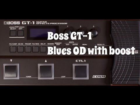 Boss GT-1 Blues OD with Boost