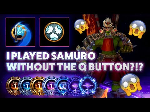 Samuro Bladestorm - I PLAYED SAMURO WITHOUT THE Q BUTTON?!? - Bronze 2 Grandmaster S3 2022