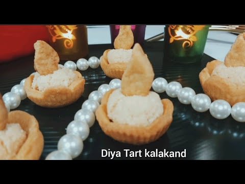 Diya Tart Kalakand Recipe ||Diwali Special |Agha’s kitchen