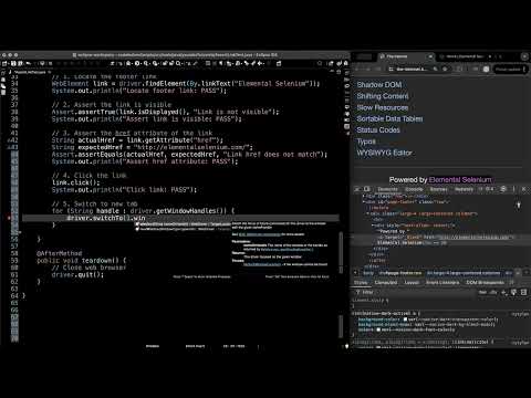 How To Assert Link Tutorial Wtroubleshooting Selenium Testng Java