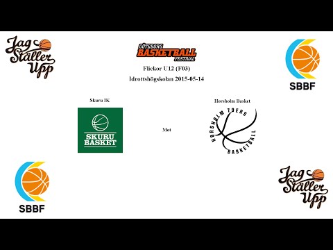 Skuru IK (F03 - Lag 2) mot Hørsholm Basket - EB - 2015-05-14