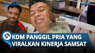 Momen KDM Panggil Pria Viralkan Pelayanan Samsat Soekarno-Hatta, Pejabat Langsung Dinonaktifkan!