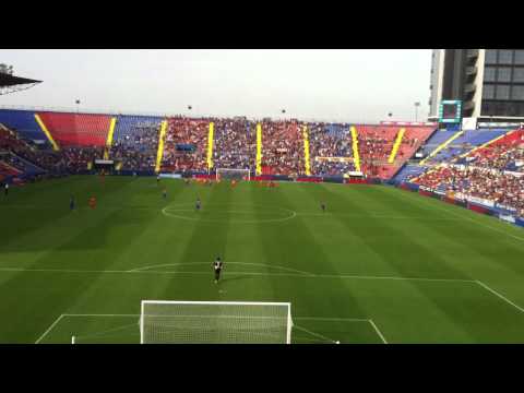 Gol de barkero de penalty. Levante 1 - Real Sociedad 1