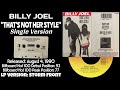 Billy Joel  - That's Not Her Style [Radio Edit] (1990)