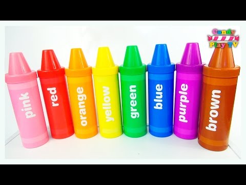 Learn Colours with Pencil Surprises And Toys | Learn Colors with Crayons Sorting Surprises Video