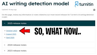 Turnitin™ Updated, What Now? (ILL SHOW YOU)
