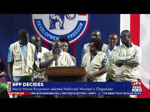 NPP National Delegates Conference: Nii Kwartei Titus-Glover elected National Organiser