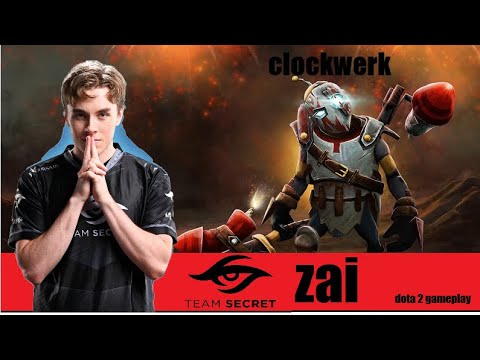 TEAM SECRET zai - Clockwerk - Offlane [DOTA 2 GAMEPLAY]