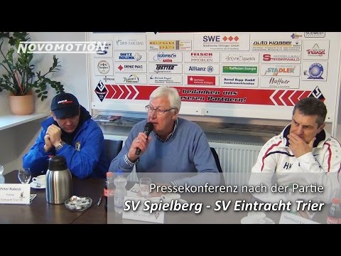 Pressekonferenz n. SV Spielberg - SV Eintracht Trier am 21.11.2015
